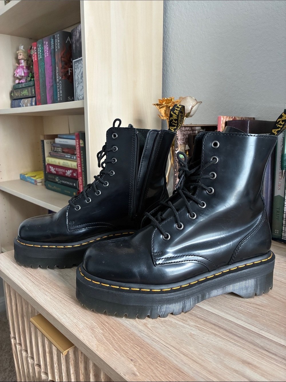 Doc Martins Women’s Leather Platform Boots